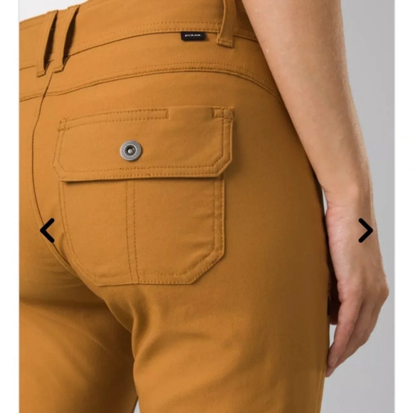 PrAna Halle Wm’s Straight Stretch Pant Hiking Travel Pant Roll up to Cap… - Picture 10 of 11